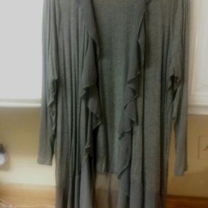 Rhonda Shear "Ahh" Chiffon Trim Comfort Wrap 1X